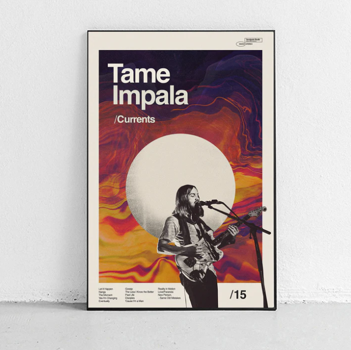 TAME IMPALA - CURRENTS -SANDGRAIN POSTER 40X60-