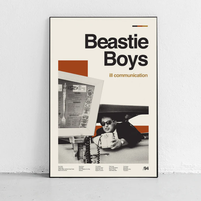 BEASTIE BOYS - ILL COMMUNICATION -SANDGRAIN POSTER 40X60-