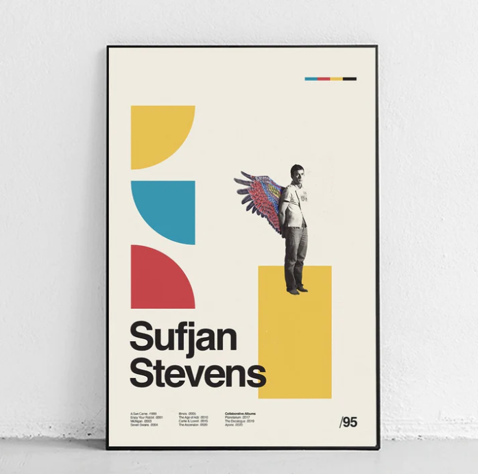 STEVENS, SUFJAN - SUFJAN STEVENS -SANDGRAIN POSTER 40X60-