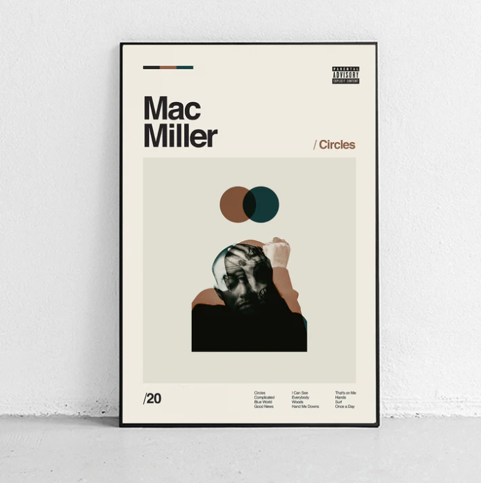 MILLER, MAC - CIRCLES -SANDGRAIN POSTER 40X60-