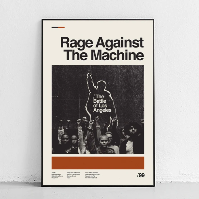 RAGE AGAINST THE MACHINE - RAGE AGAINST THE MACHINE -SANDGRAIN POSTER 40X60-