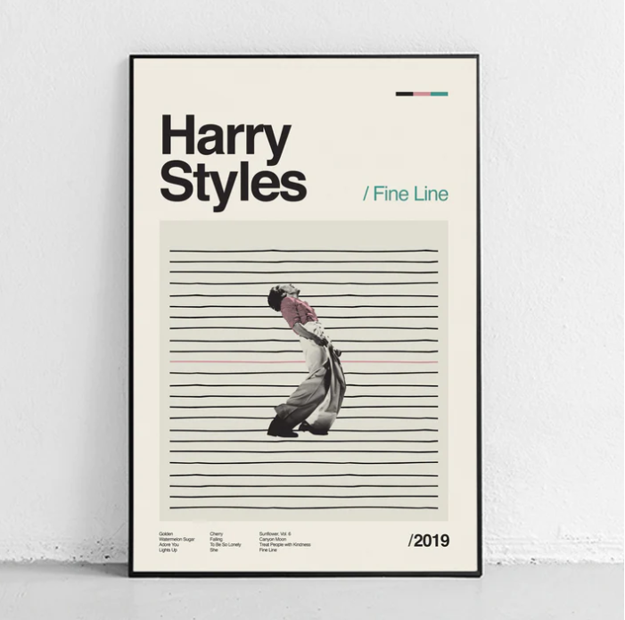 STYLES, HARRY - FINE LINES -SANDGRAIN POSTER 40X60-