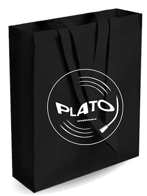 PLATO - TOTE BAG EXTRA LARGE -ZWART-