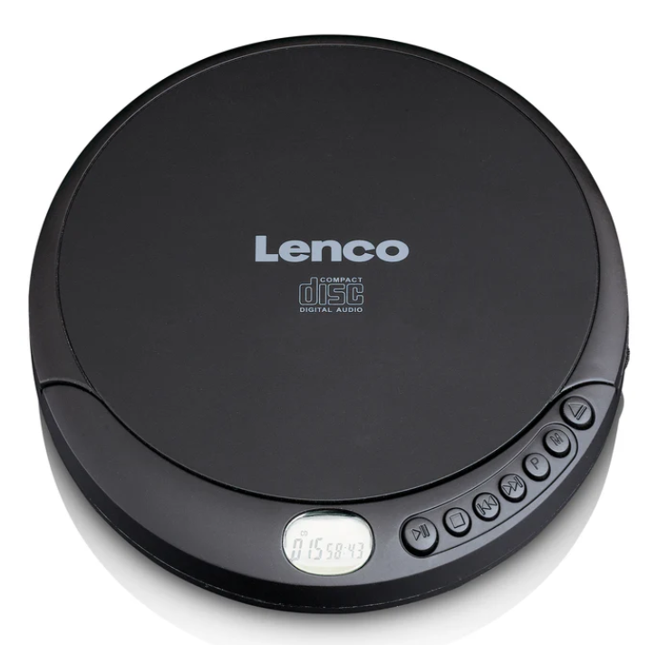 LENCO - PORTABLE CD SPELER MET OPLAADFUNCTIE ZWART