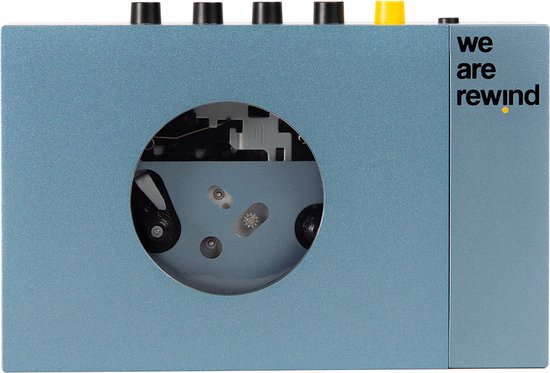 CASSETTE SPELER - PORTABLE BT CASSETTE PLAYER KURT BLUE