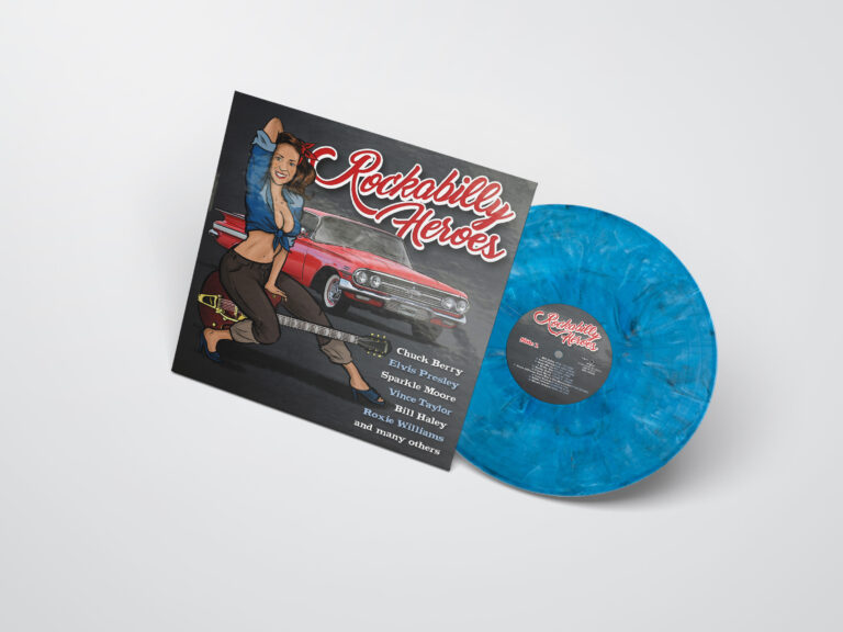 VARIOUS - ROCKABILLY HEROES -COLOURED-