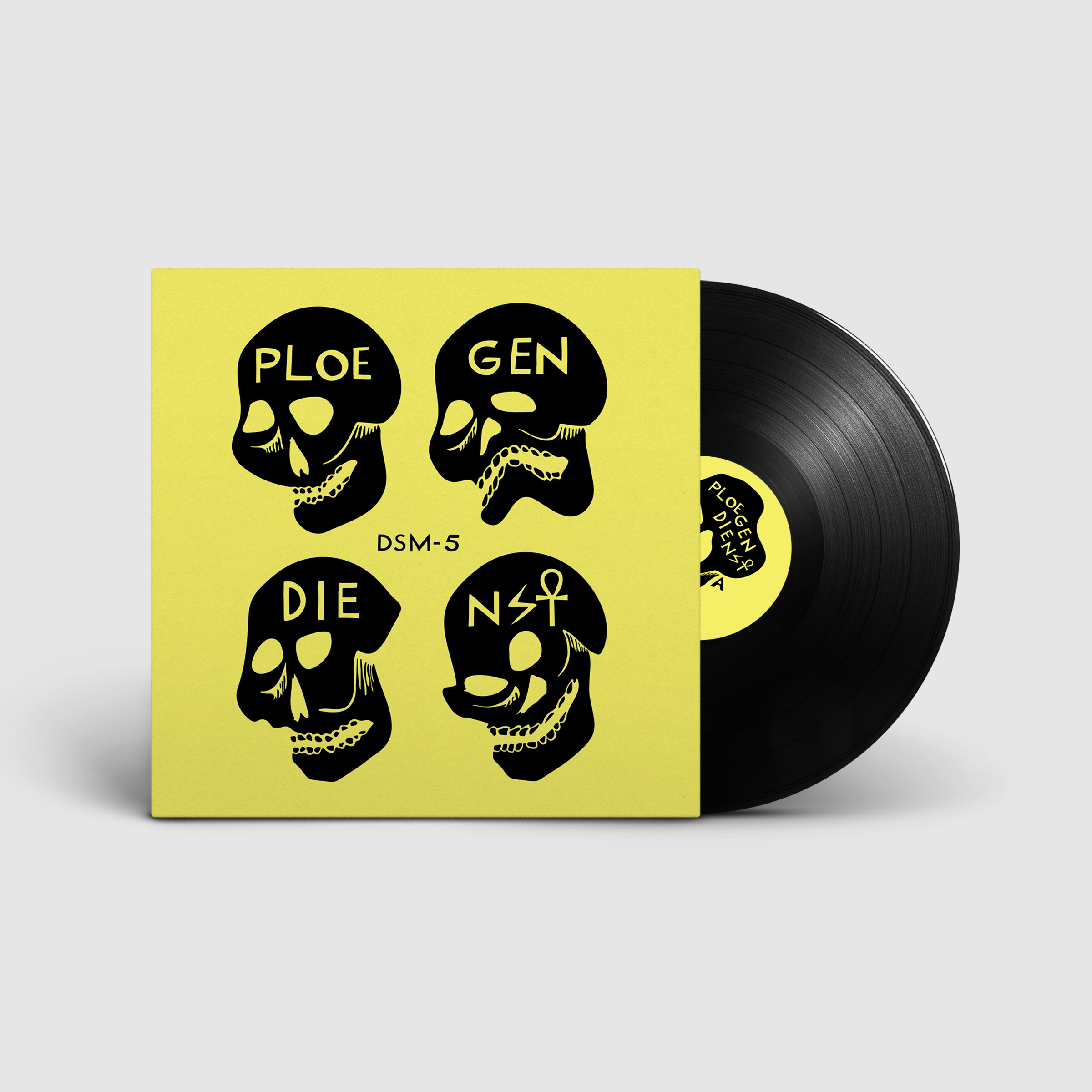 PLOEGENDIENST - DSM-5  -GITZWART VINYL-