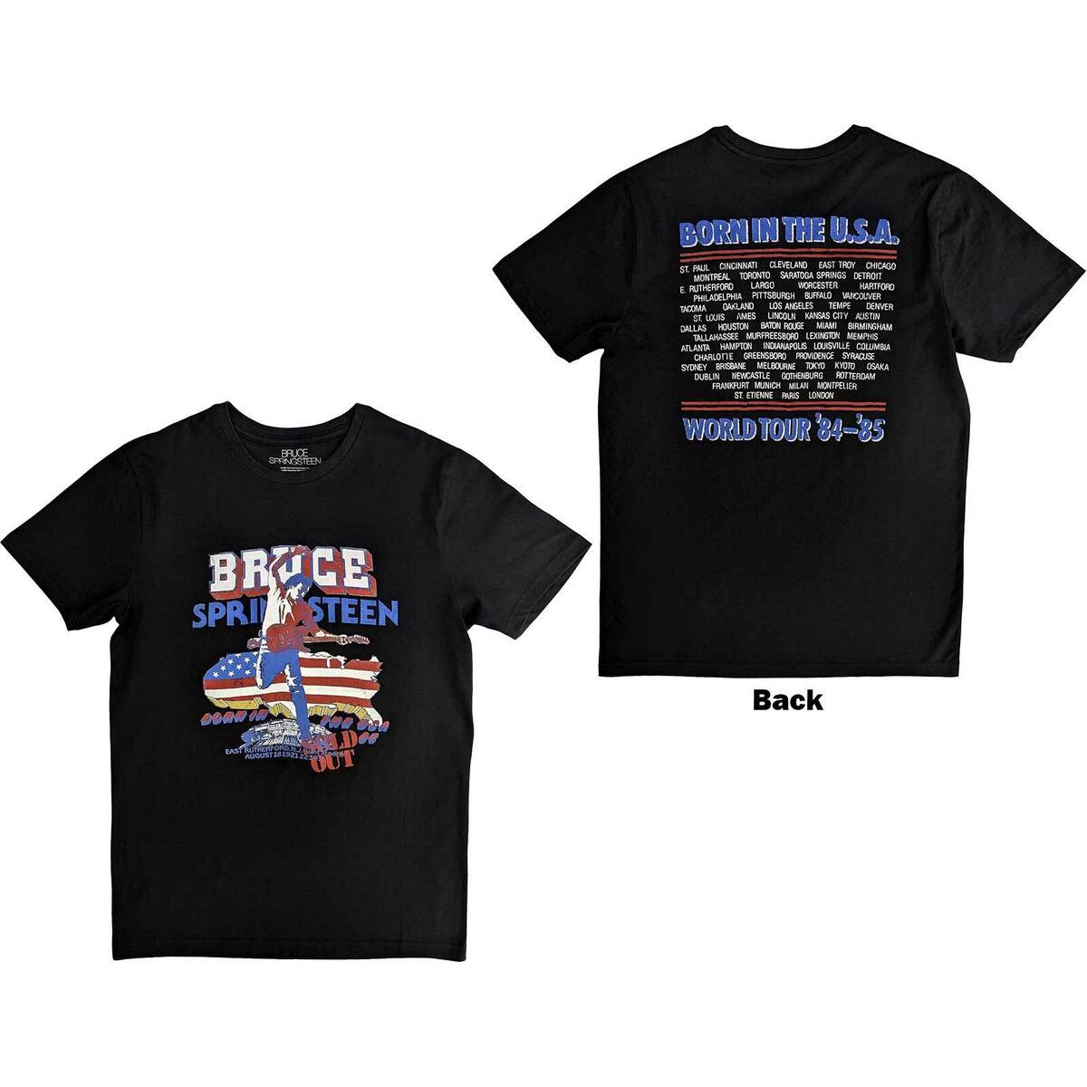 SPRINGSTEEN, BRUCE - BORN IN THE USA '85 -MEDIUM- BLACK