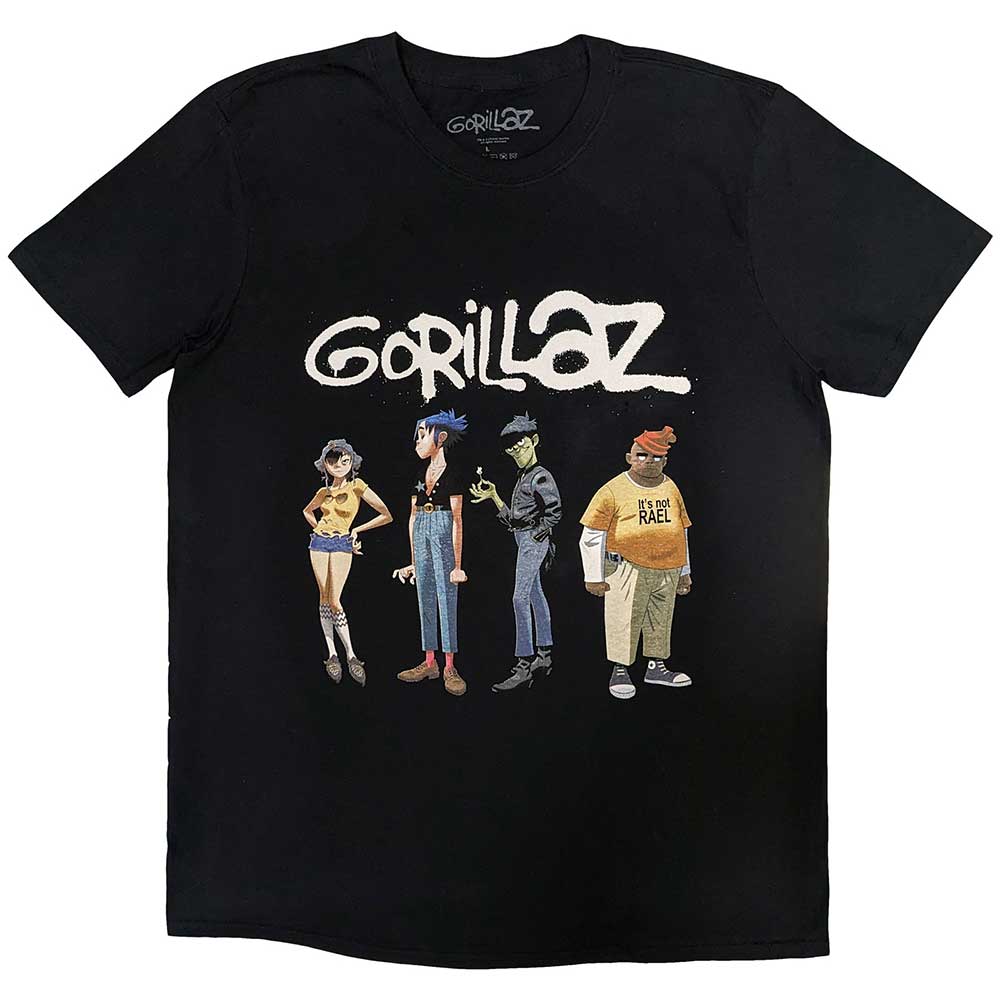 GORILLAZ - SPRAY LOGO GROUP -MEDIUM-
