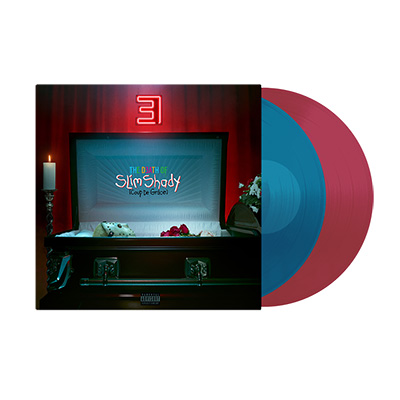 EMINEM - THE DEATH OF SLIM SHADY -ALT. ALBUM COVER/COLOURED-