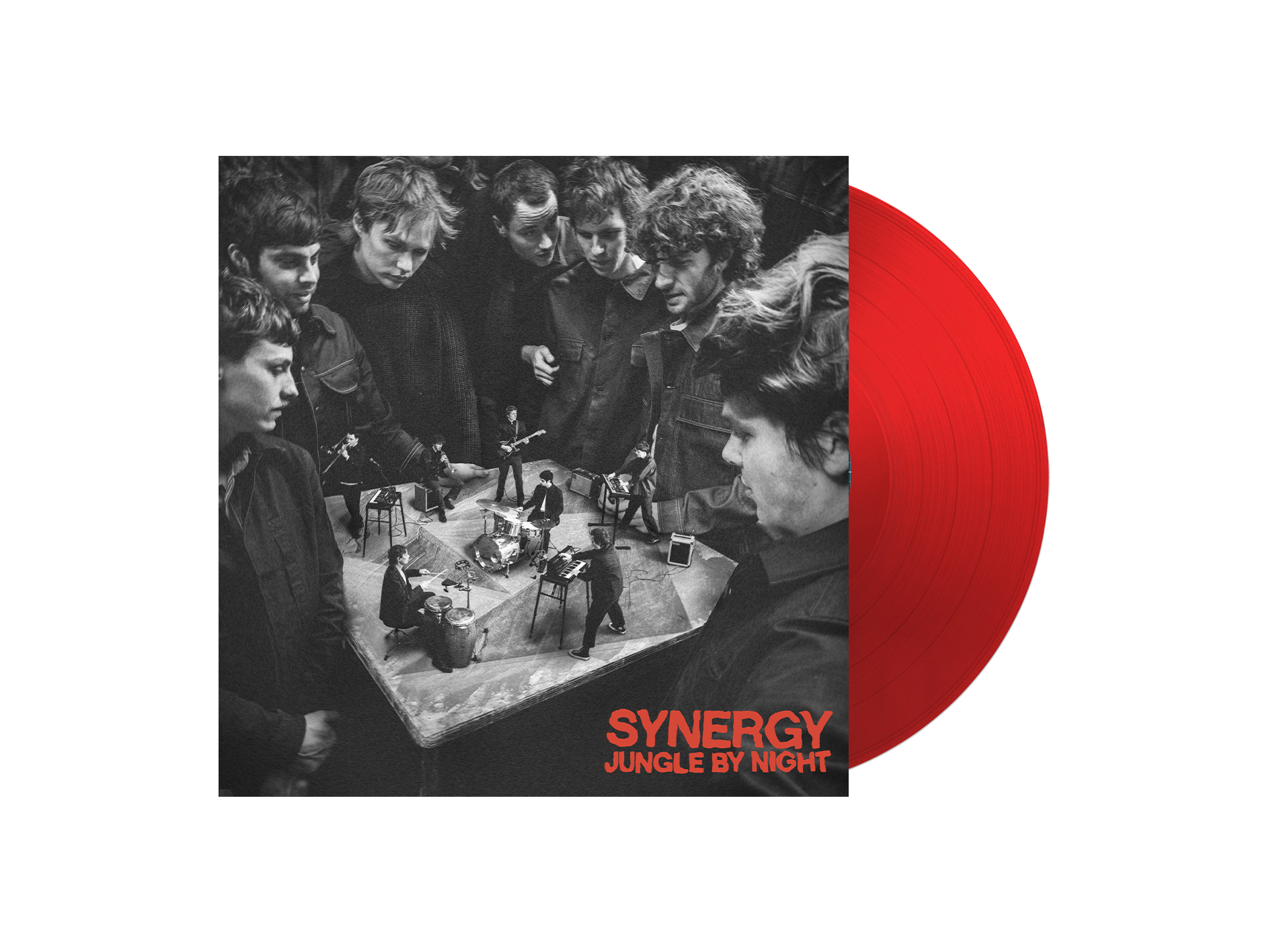 JUNGLE BY NIGHT - SYNERGY -RED TRANSPARENT VINYL-