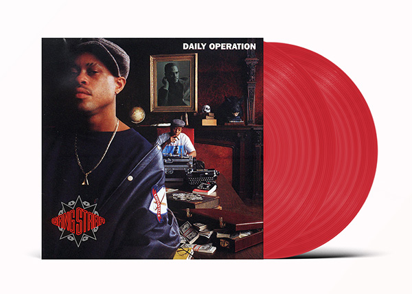 GANG STARR - DAILY OPERATION (RED TRANSPARENT)