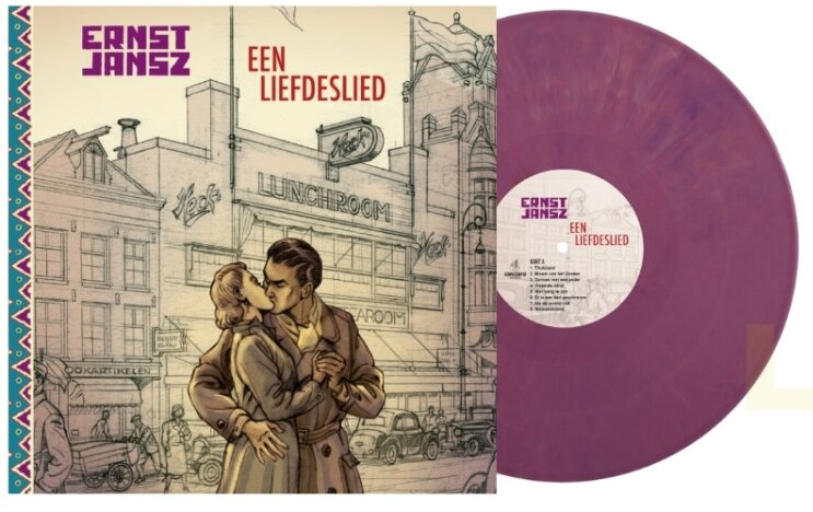 JANSZ, ERNST - EEN LIEFDESLIED LTD FRAMBOOS GEKLEURD VINYL