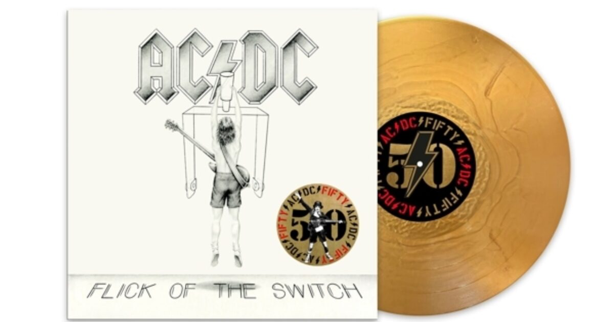 AC/DC - FLICK OF THE SWITCH (50TH ANNIVERSARY GOLD COLOR VINYL)