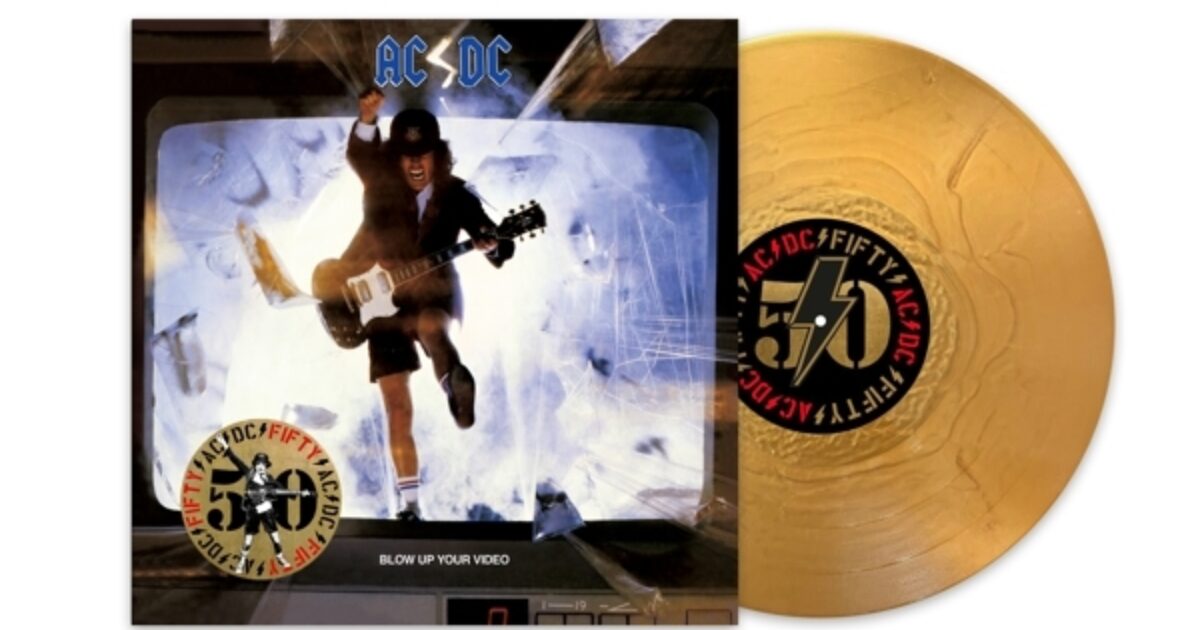 AC/DC - BLOW UP YOUR VIDEO (50TH ANNIVERSARY GOLD COLOR VINYL)