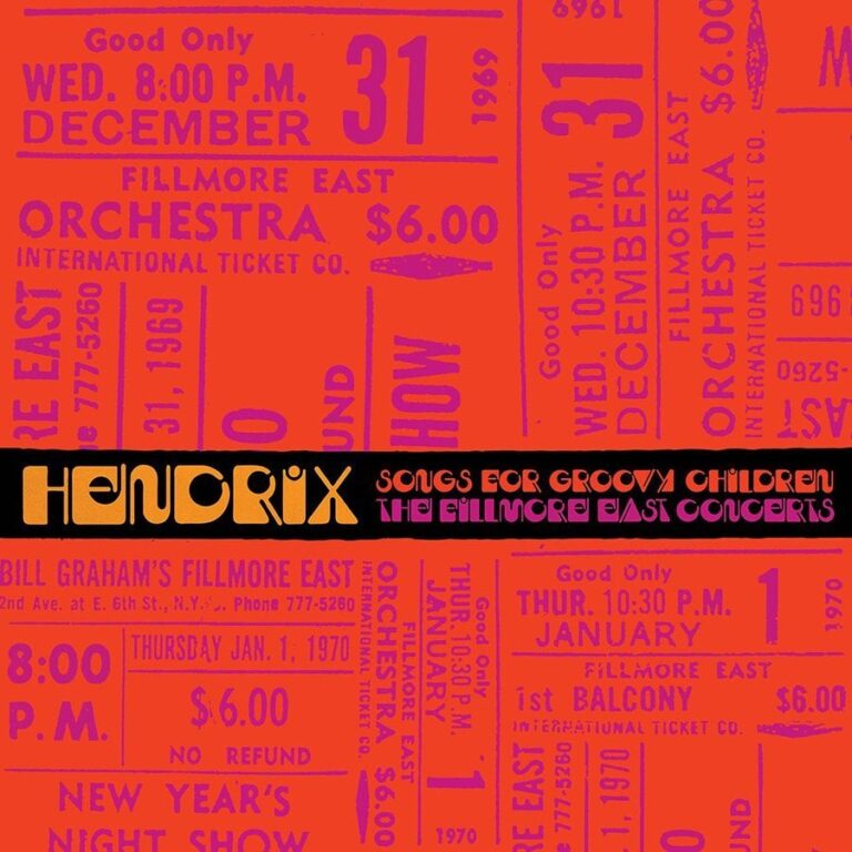 HENDRIX, JIMI - SONGS FOR GROOVY CHILDREN: THE FILLMORE EAST CONCERTS