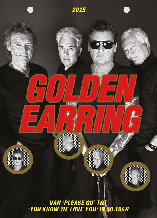 GOLDEN EARRING - SCHEURKALENDER 2025