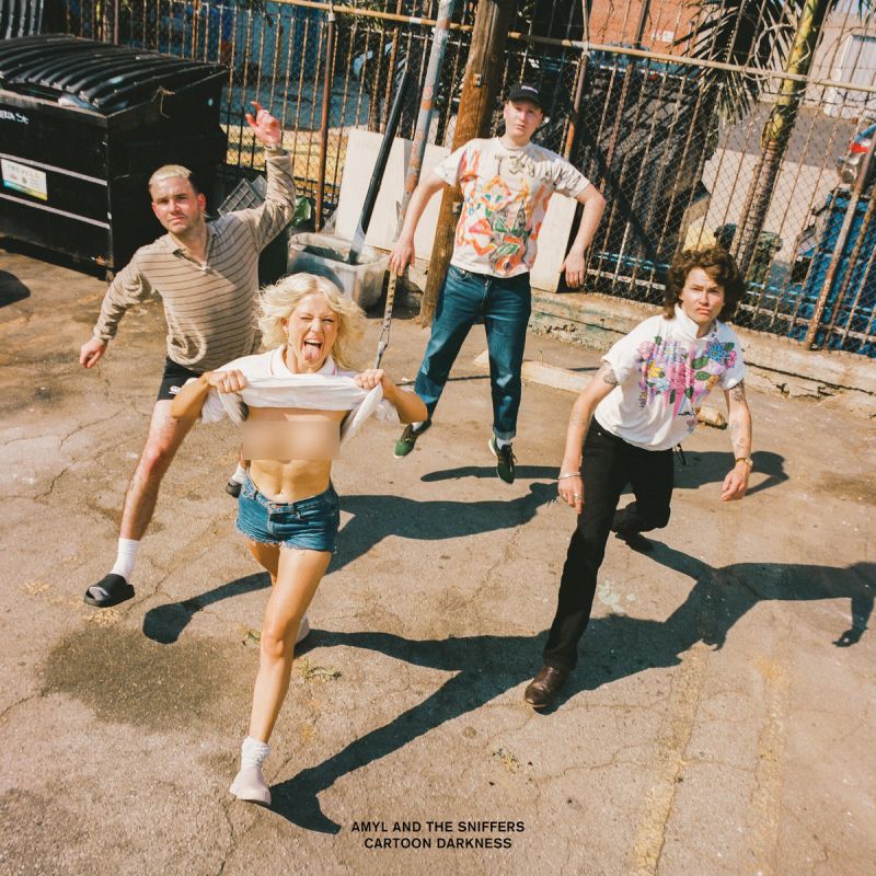 AMYL & THE SNIFFERS - CARTOON DARKNESS - BLACK VINYL-