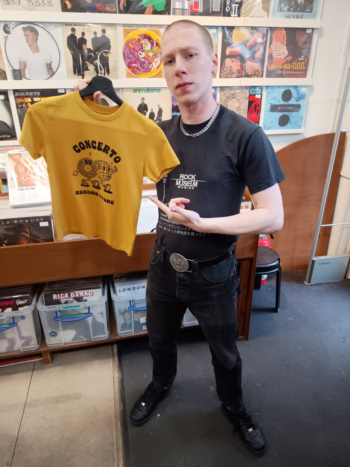 CONCERTO - SMILEY KIDS T-SHIRT 3/4 JAAR OCHRE/GEEL