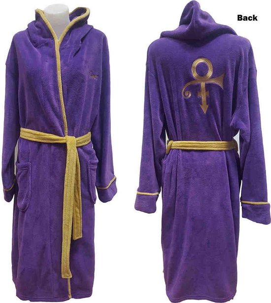 PRINCE - BATHROBE SYMBOL PURPLE -MEDIUM LARGE-