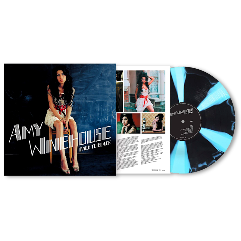 WINEHOUSE, AMY - BACK TO BLACK -BLUE BLACK VINYL-