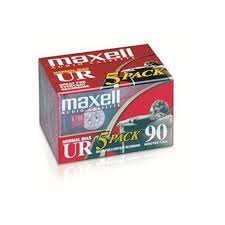 CASSETTES MAXELL - AUDIO CASSETTE 5 PACK: 108526 UR-90 NORMAL BIAS AUDIO