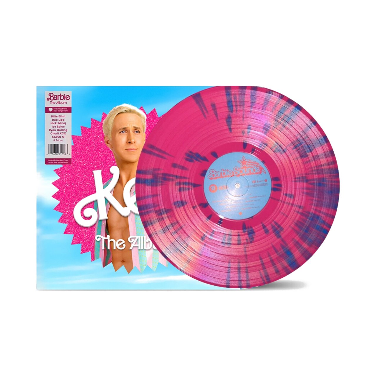 VARIOUS - BARBIE THE ALBUM -BLUE/PINK SPLATTER-