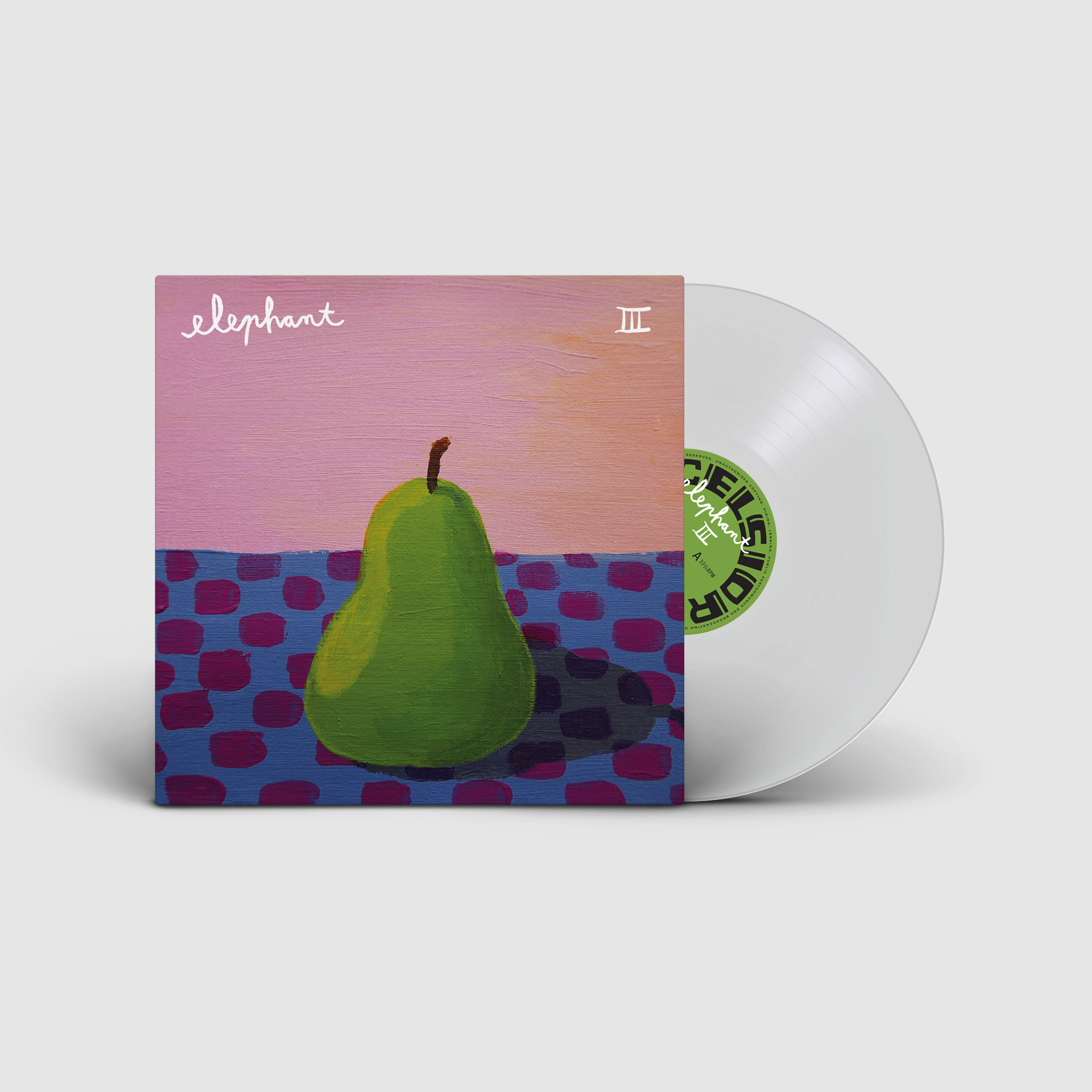 ELEPHANT - III -INDIE CLEAR VINYL-