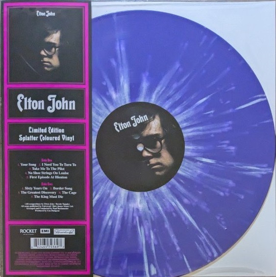 JOHN, ELTON - ELTON JOHN (PURPLE SPLATTER)