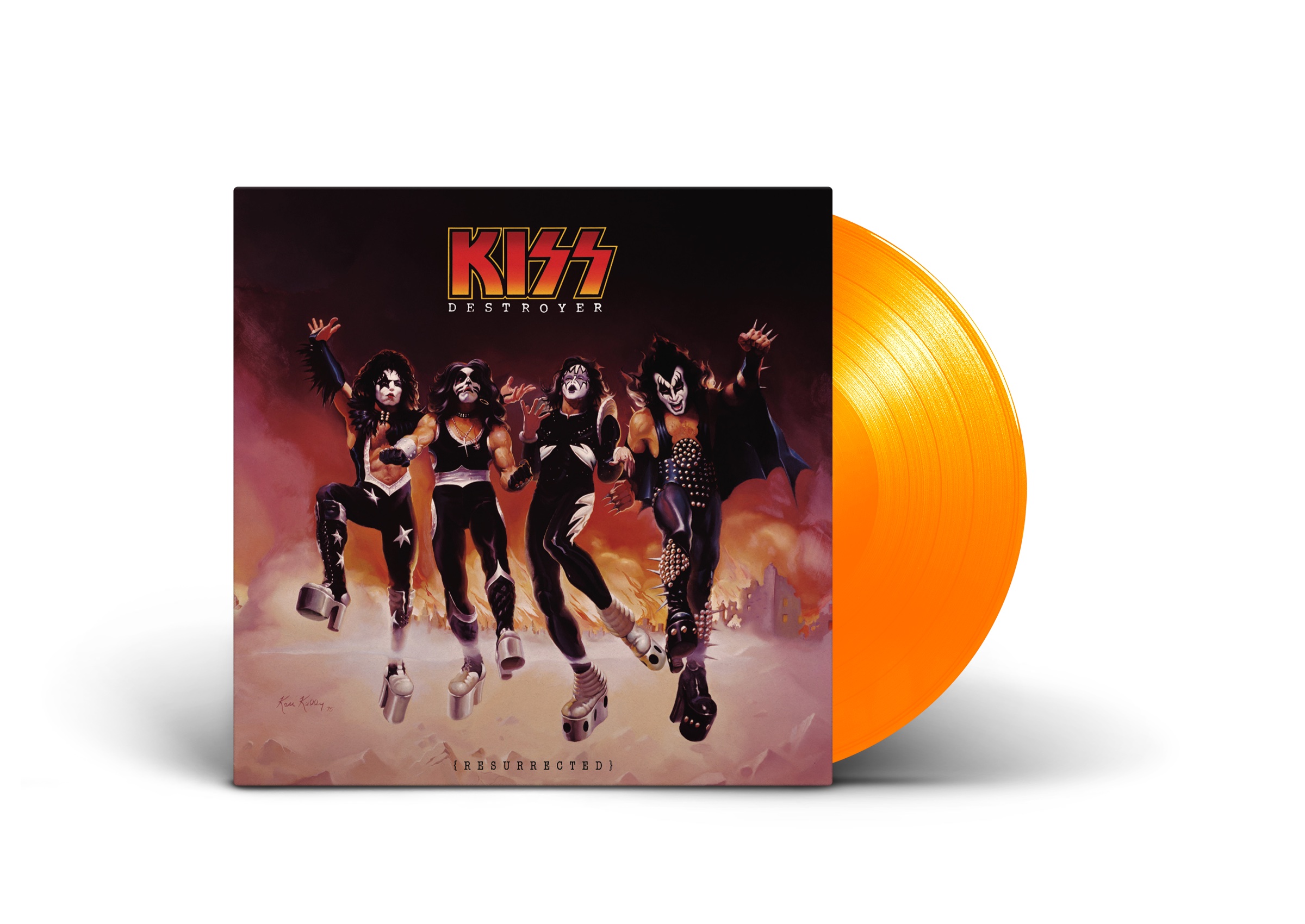 KISS - DESTROYER -ORANGE VINYL-