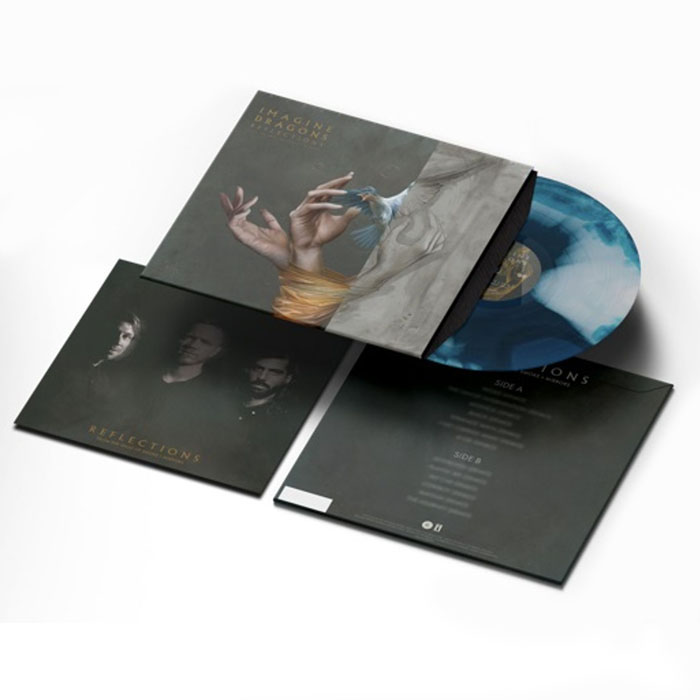 IMAGINE DRAGONS - REFLECTIONS -BLUE SWIRL-