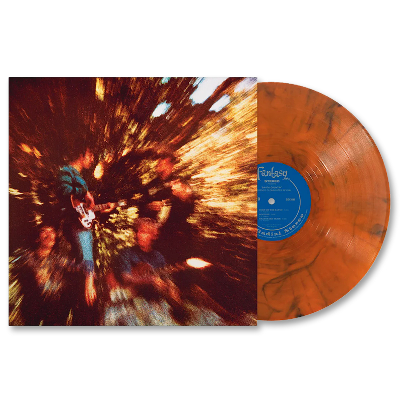 CREEDENCE CLEARWATER REVIVAL - BAYOU COUNTRY -ORANGE COLOURED-
