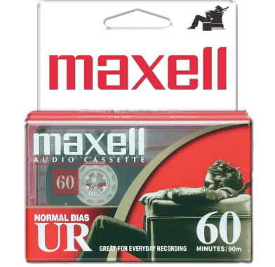 CASSETTES MAXELL - AUDIO CASSETTE 2 PACK: 109024 UR-60 NORMAL BIAS AUDIO