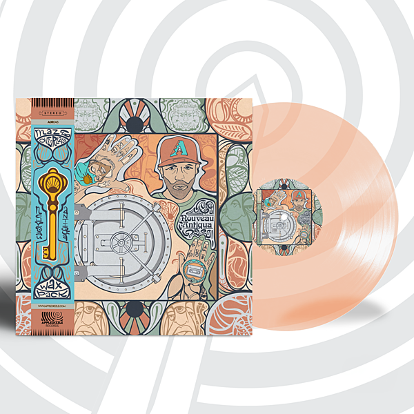 MAZE OVERLAY - NOUVEAU ANTIQUA (TRANSLUCENT ORANGE WITH OBI)