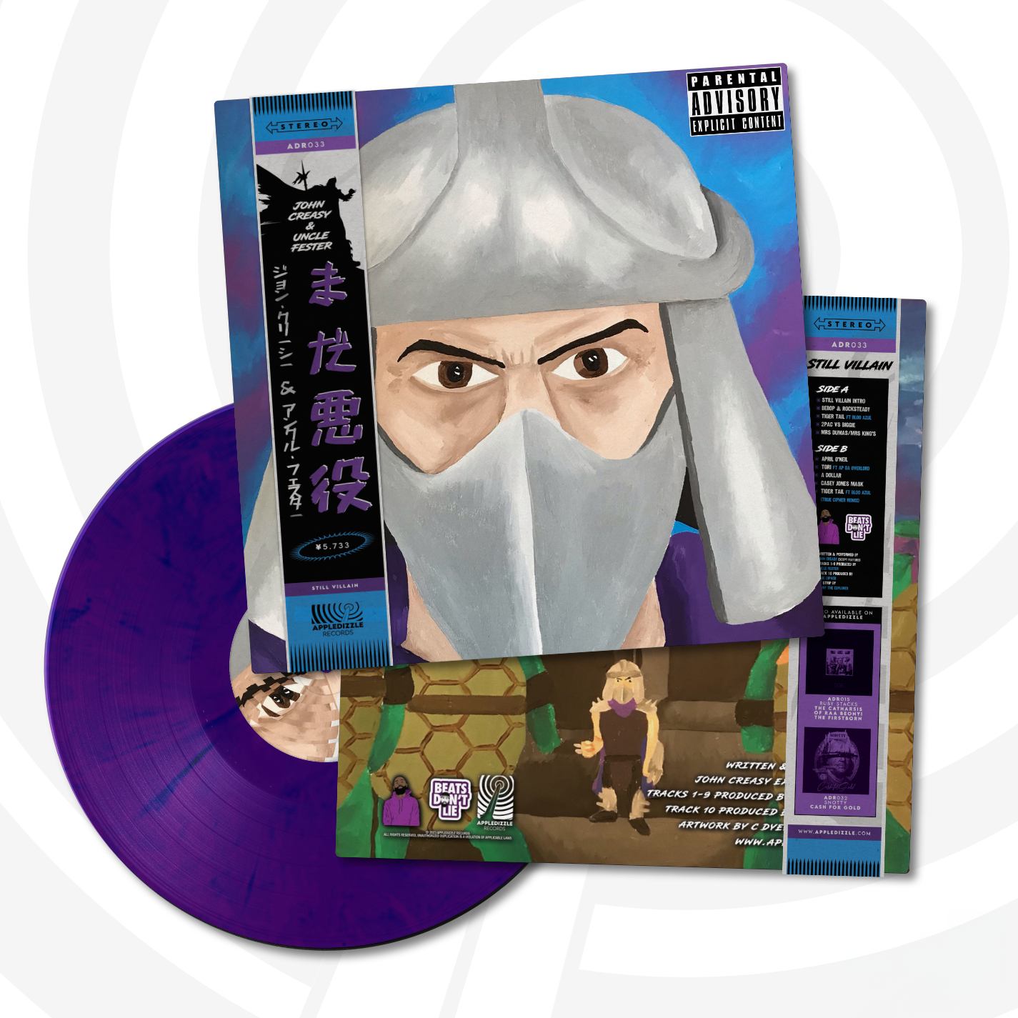 JOHN CREASY & UNCLE FESTER - STILL VILLAIN (GREY DYER COVER NO OBI)