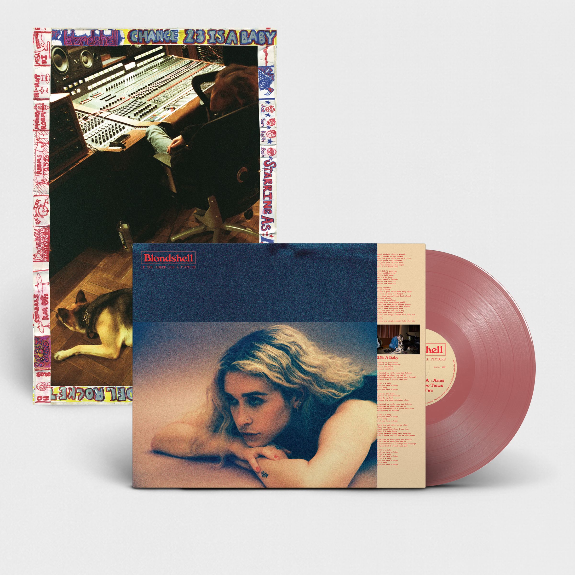 BLONDSHELL - IF YOU ASKED FOR A PICTURE -PINK VINYL/EXCLUSIVE-