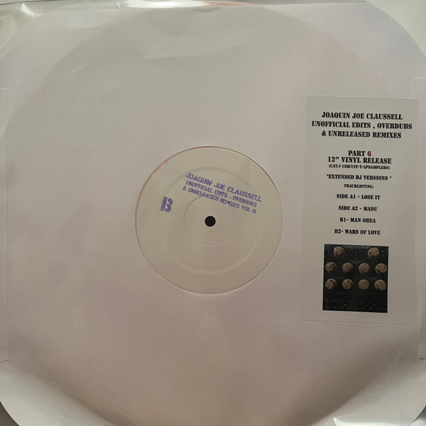 CLAUSSEL, JOE - UNOFFICIAL EDITS, OVERDUBS....