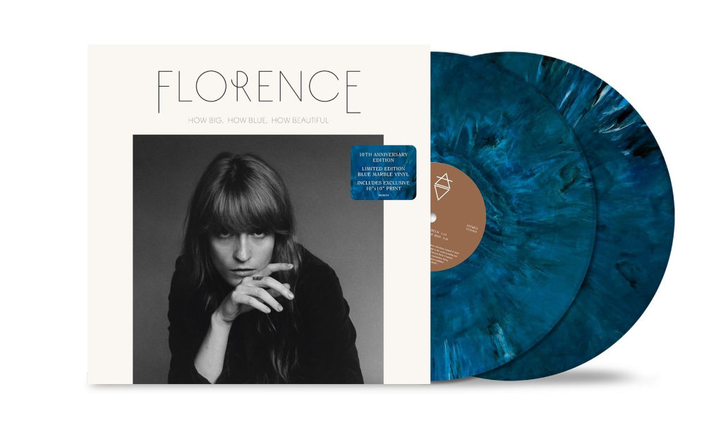 FLORENCE + THE MACHINE - HOW BIG, HOW BLUE, HOW BEAUTIFUL -COLOURED/10TH ANN-