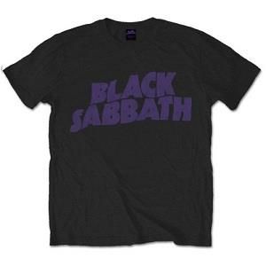 BLACK SABBATH =T-SHIRT= - WAVY LOGO VINTAGE -M-