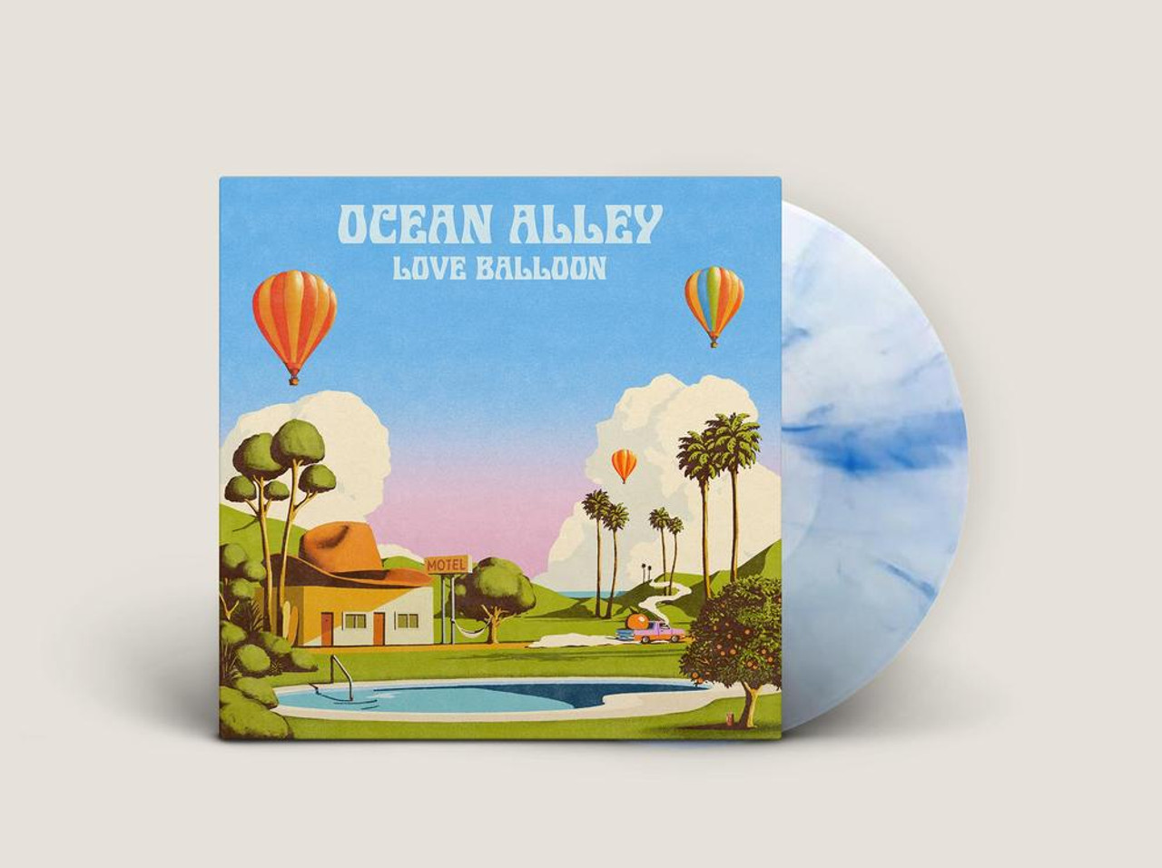 OCEAN ALLEY - LOVE BALLOON -BLUE/CLEAR INDIE ONLY-
