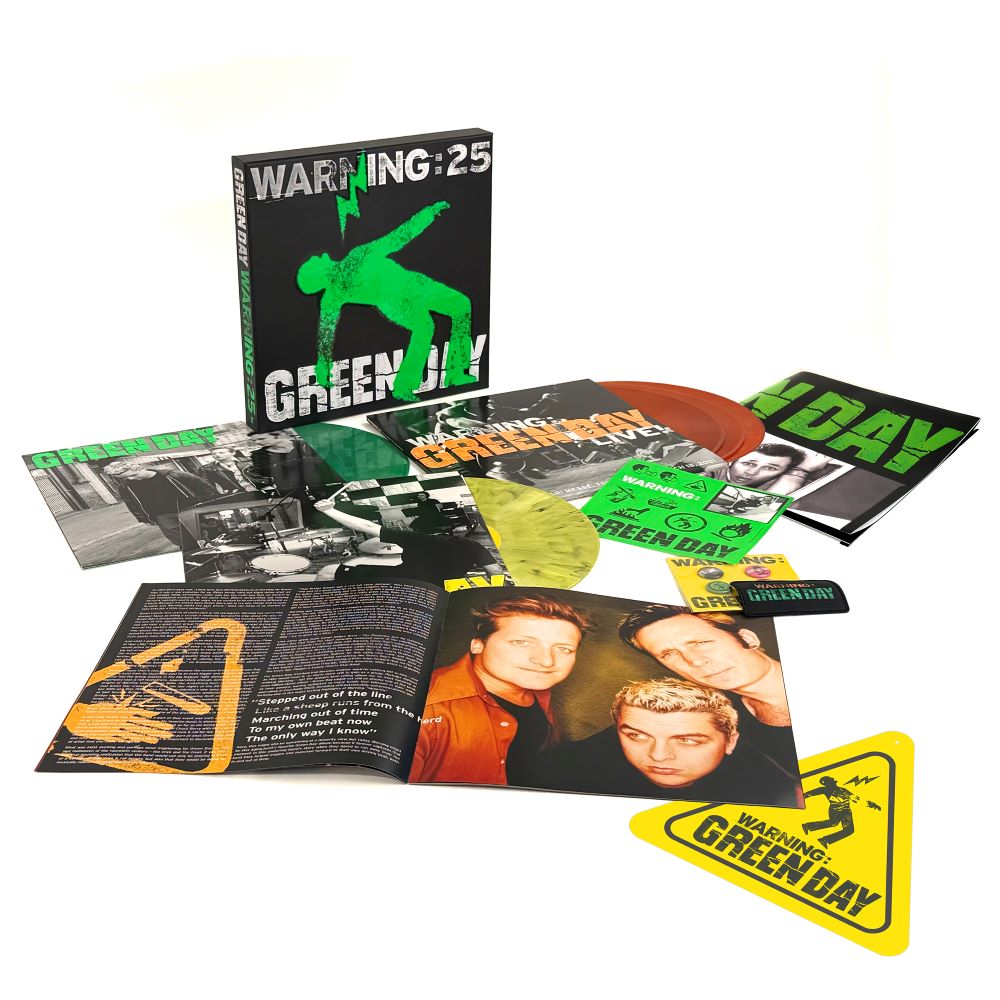 GREEN DAY - WARNING -COLOURED/INDIE-