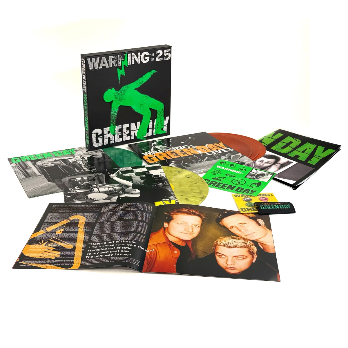 GREEN DAY - WARNING -COLOURED/STANDARD-
