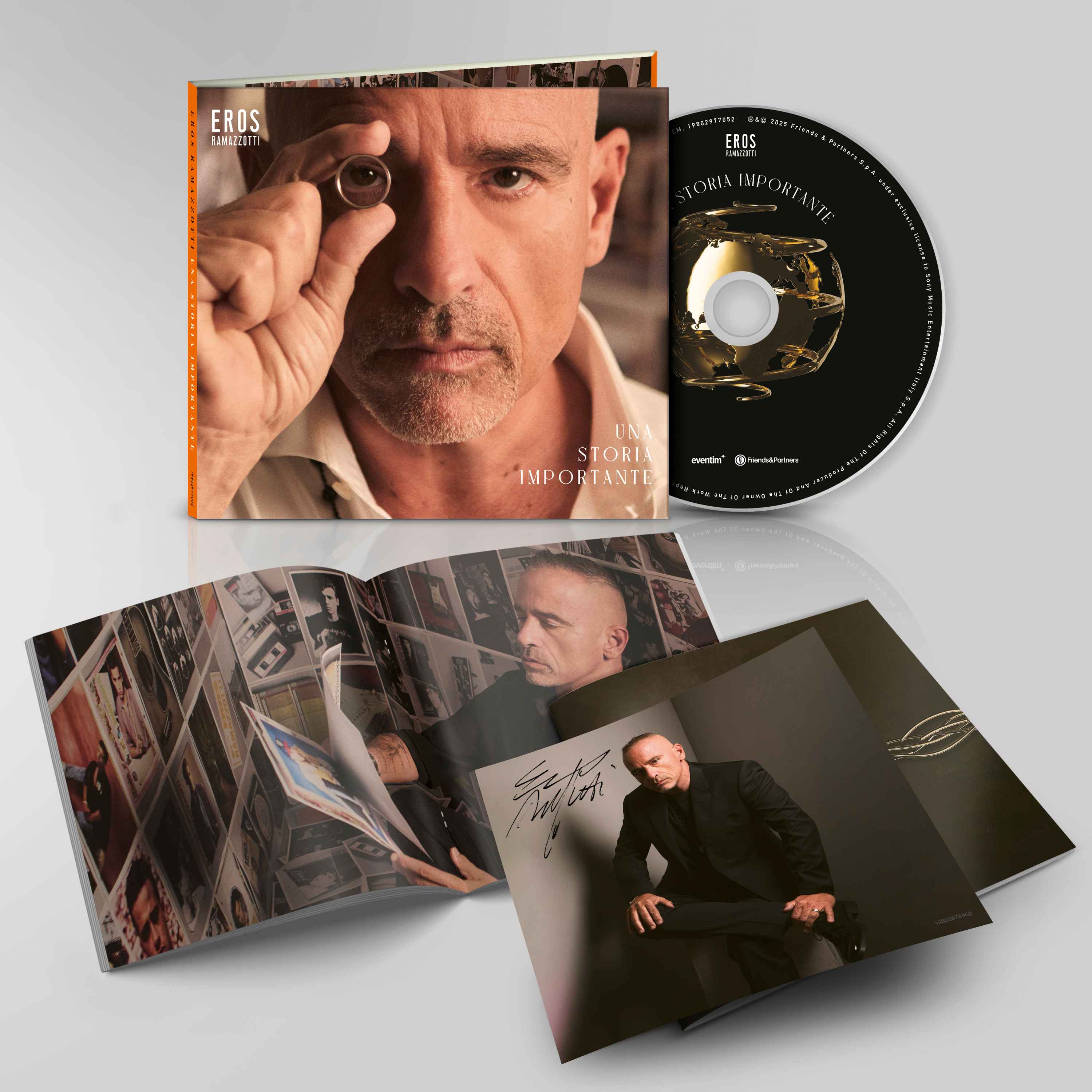 RAMAZZOTTI, EROS - UNA STORIA IMPORTANTE - ITALIAN SIGNED DELUXE EDITION-