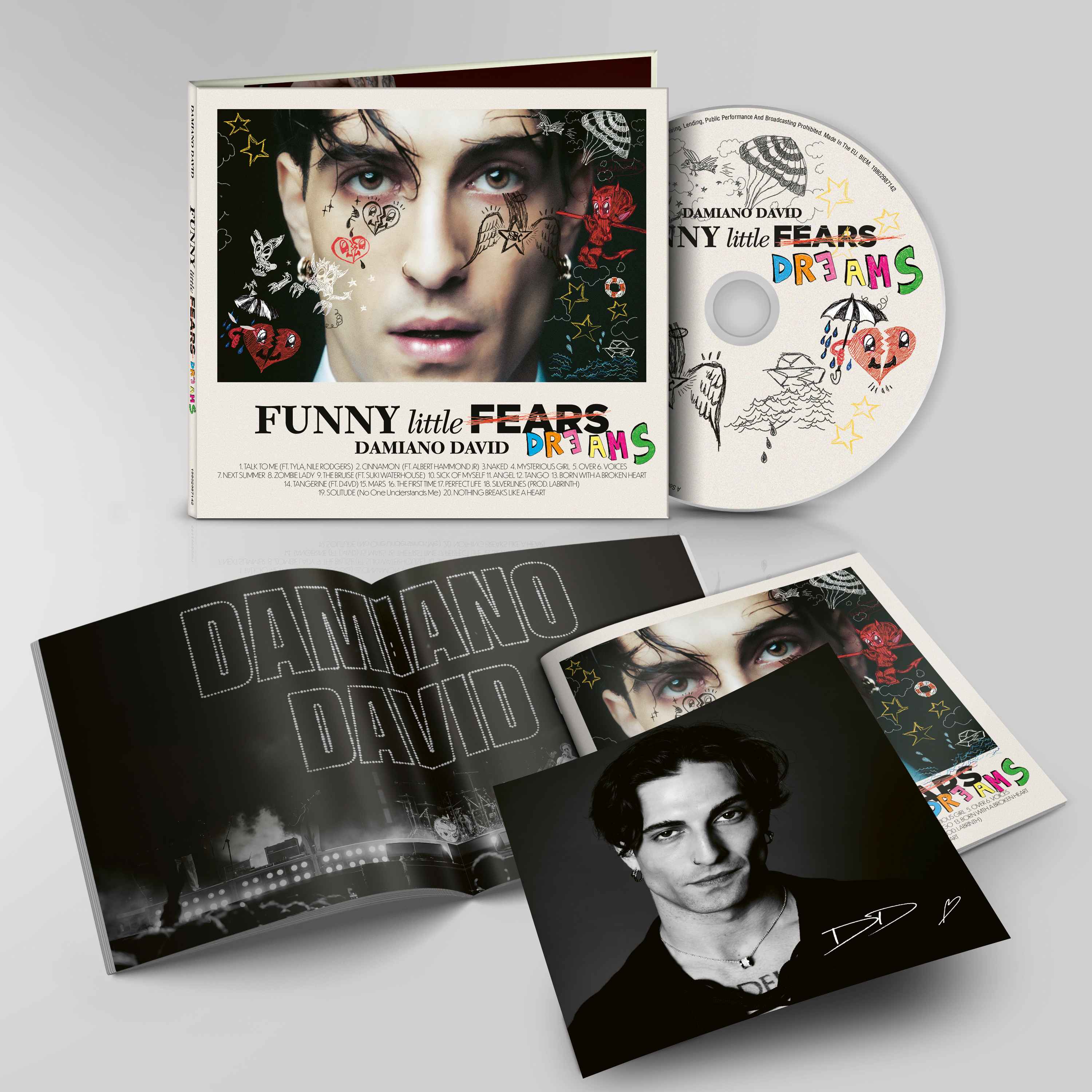 DAVID, DAMIANO - FUNNY LITTLE FEARS (DREAMS) -LIMITED SIGNED INSERT-