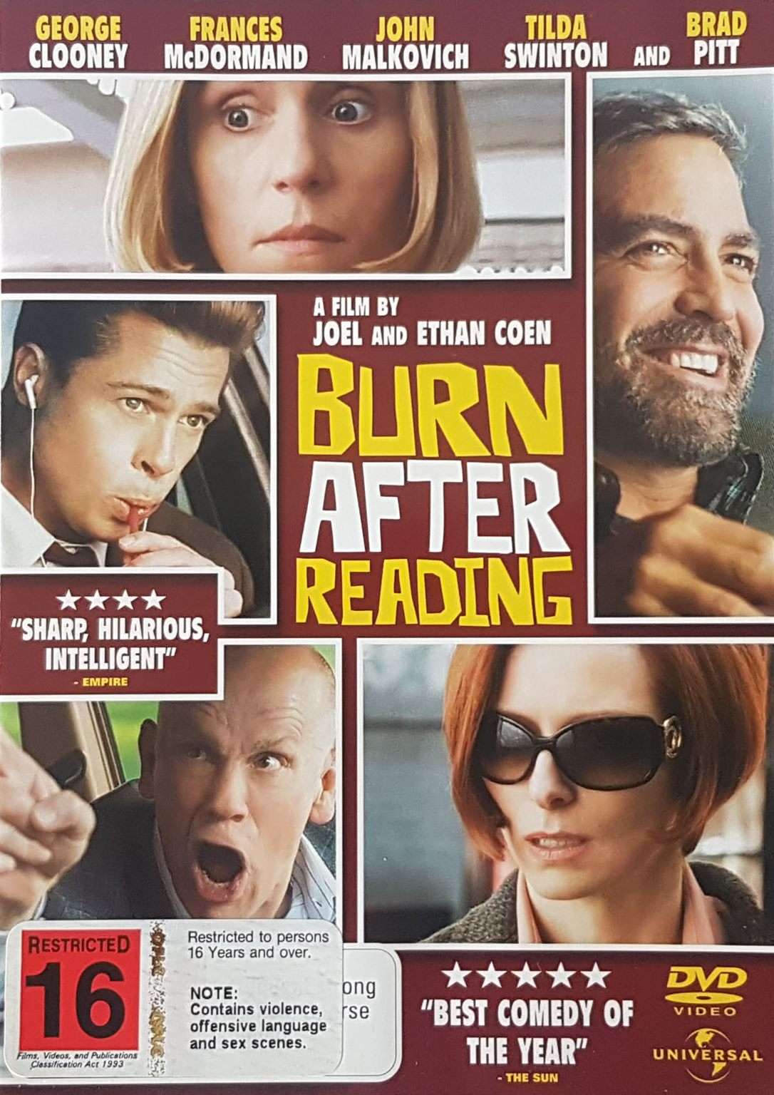 TV & FILM - BURN AFTER READING