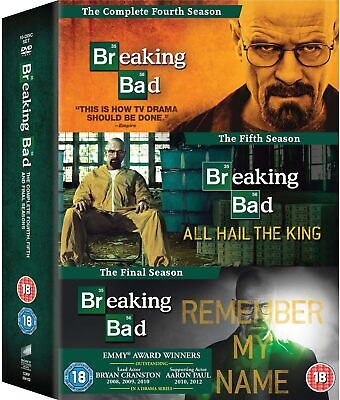 TV SERIES - BREAKING BAD COMPLETE FOURTH, FIFTH AND FINAL SEASON