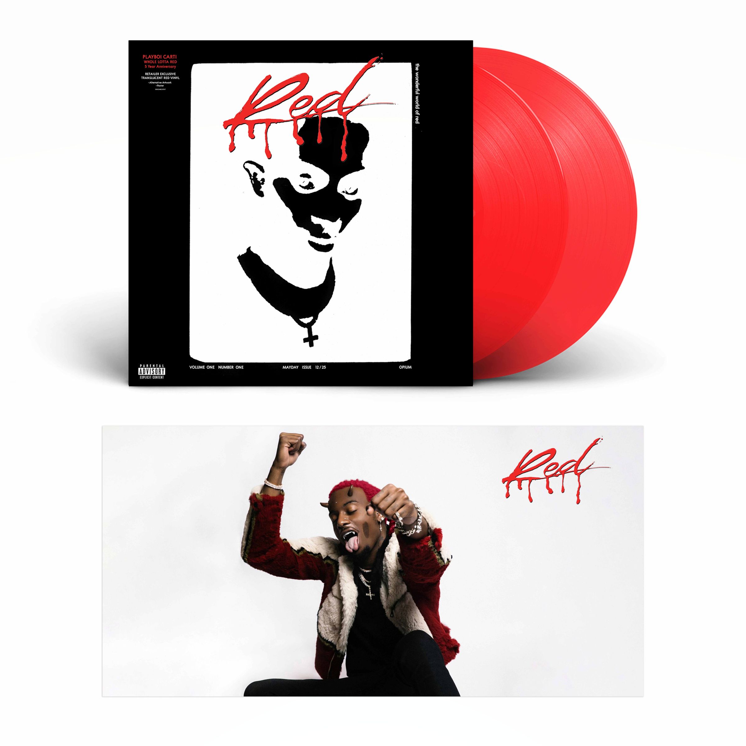 PLAYBOI CARTI - WHOLE LOTTA RED -RED VINYL-