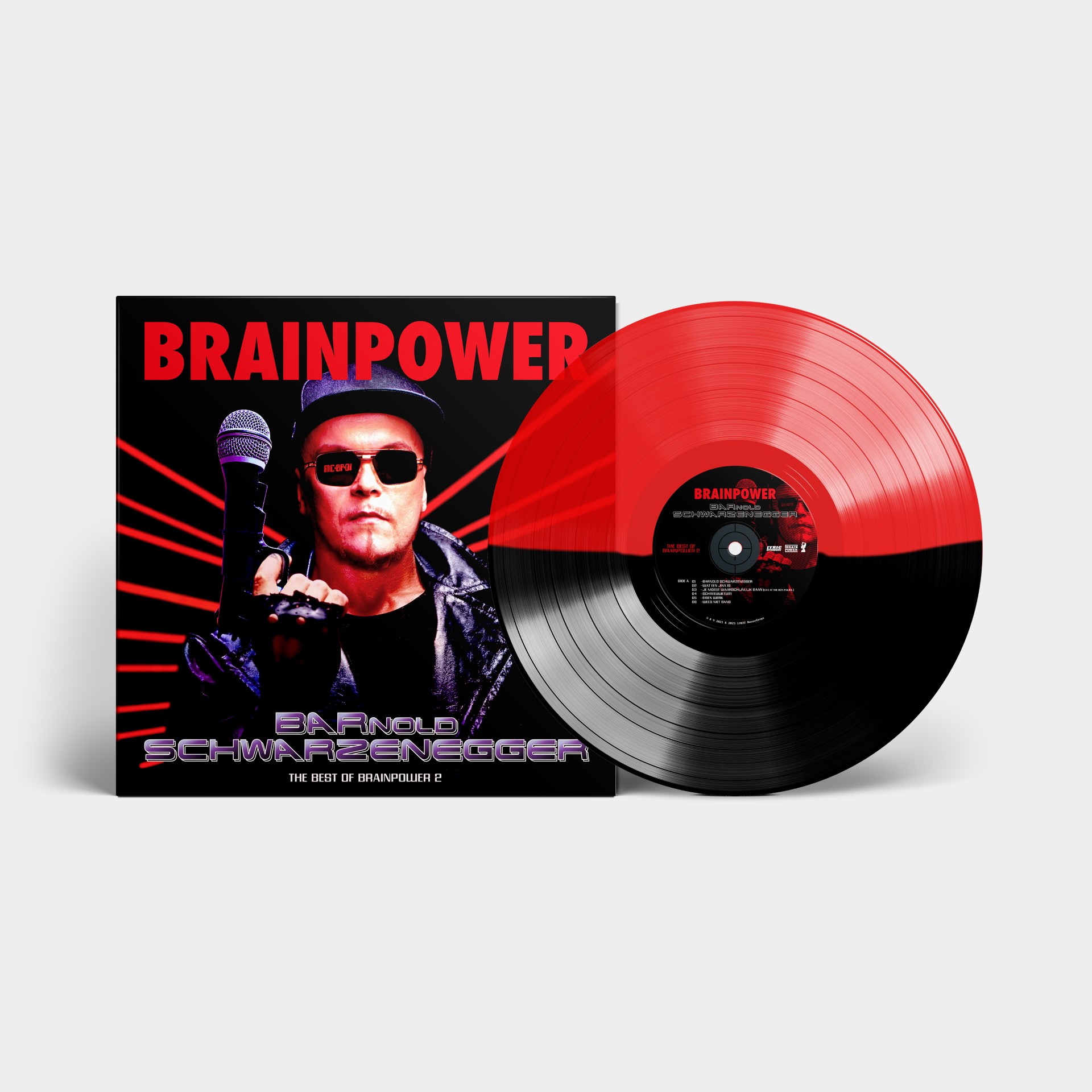 BRAINPOWER - BARNOLD SCHWARZENEGGER -LL BE BACK BLACK & TERMINATOR L