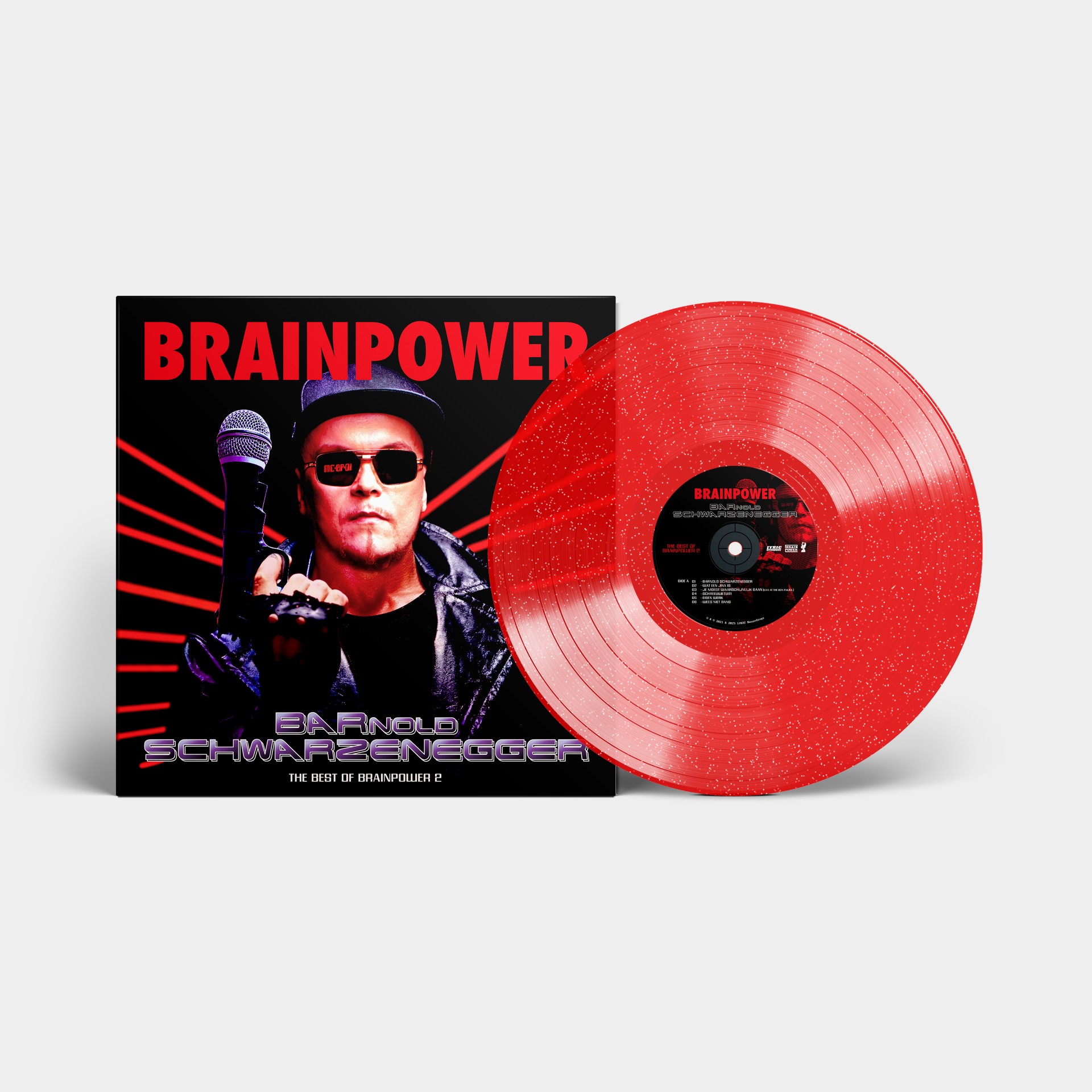 BRAINPOWER - BARNOLD SCHWARZENEGGER -CYBORG EYE RED VINYL WITH T-80S