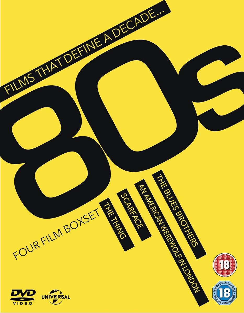 MOVIE - BLUES BROTHERS/SCARFACE/THING/AMERICAN WEREWOLF (UK)